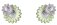 Georg Jensen - Daisy, Sterling Silver Earrings 20001126