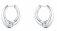 Georg Jensen - Reflect, Sterling Silver Large Ear Hoop Earrings 20001177