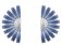 Georg Jensen - Daisy, Sterling Silver - Enamel - Earrings, Size 44mm 20001547