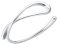 Georg Jensen - MERCY, Sterling Silver - TWIST BANGLE, Size M 20001405000M