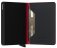 Secrid - Slimwallet, Aluminium  SPf-Black-Red