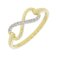 Guest and Philips - 9ct, Diamond Set, Yellow Gold - Fashion Ring, Size O 81838