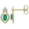 Guest and Philips - 5PT DIA AND EMERALD, YELLOW GOLD - EARRINGS 09EASG86611