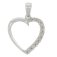 Guest and Philips - HEART, Diamond Set, White Gold - PENDANT 09CIDI80309