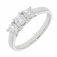 Guest and Philips - Diamond Set, Platinum - 75pt 3st D 4 Claw Ring PLRIDI81289