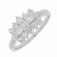 Guest and Philips - Diamond Set, Platinum - 1ct 15st Dia Bag Rnd Boat Cluster Ring PLRIDI81301