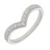 Guest and Philips - Diamond Set, White Gold - 9ct 25pt 17st D CS Wishbone Ring 09RIDI82607