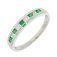 Guest and Philips - 9CT 0.10PTS DIAMOND, Emerald Set, White Gold - RING 09RIDG85549