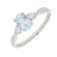 Guest and Philips - Aquamarine Set, Platinum - D10pt 2st Ring PLRIDG86425