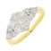 Guest and Philips - Cluster, Diamond 1.25ct Set, Yellow Gold - 18ct Ring, Size O 18RIDI81338