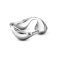 Georg Jensen - Cobra , Stainless Steel Triple Snack Bowl 10019106