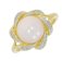 Guest and Philips - Diamond Set, Yellow Gold - White Gold - 9ct FWCP 5pt 12st Swirl Ring , Size N 09RIDG87417