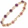 Guest and Philips - D 10pt 11st Rhod Gar Set, Rose Gold - White Gold - 9ct OPM Bracelet 09BRDG87212