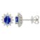 Guest and Philips - Sapphire Set, Platinum - D 33pt 24st Cel Sapp Stud Earrings PLEASG86439