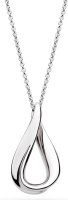 Kit Heath - Serenity , Rhodium Plated - Sterling Silver - Dainty Necklace, Size 18" 91182RP