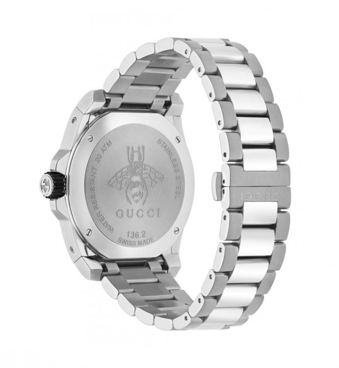 Gucci stainless steel back water online resistant