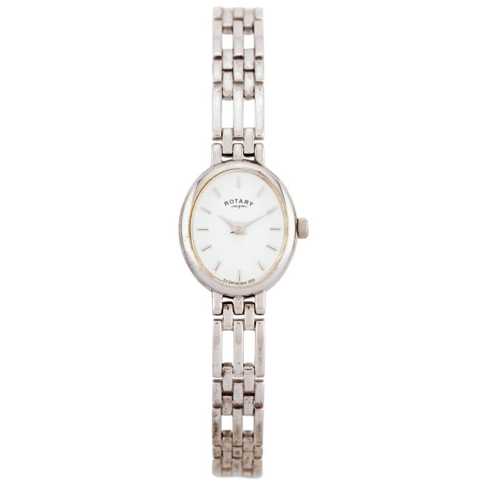 rotary sterling silver ladies watch