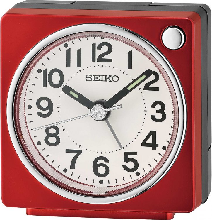 Seiko Beep Alarm Plastic Silicone Quartz Clock QHE196R Guest