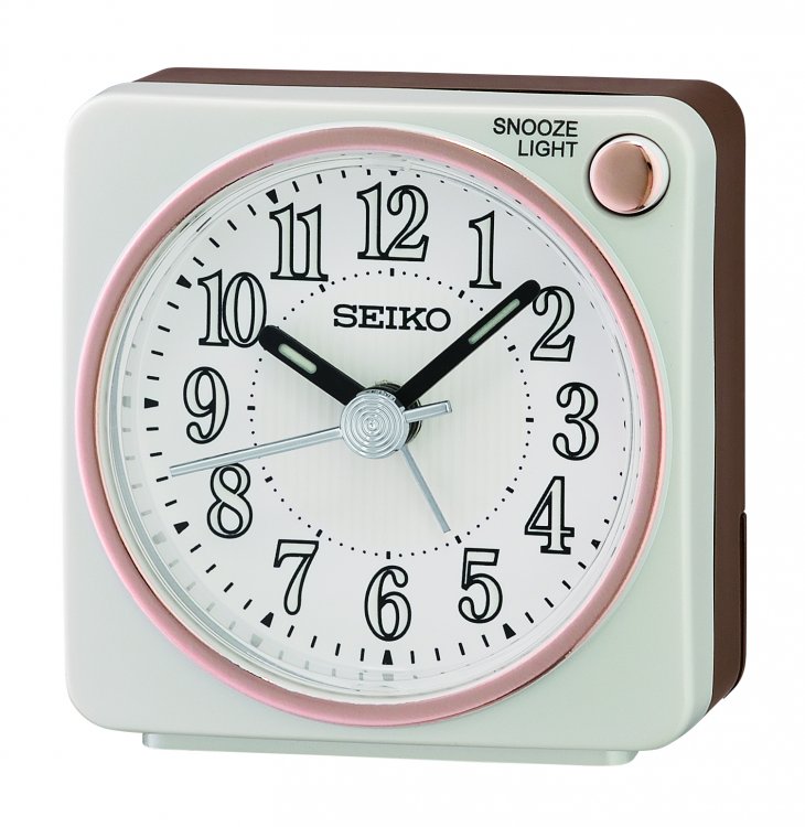 Seiko Beep Plastic Silicone Quartz Clock QHE185W Guest and