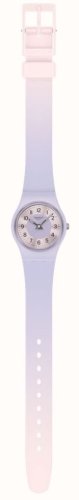 Swatch - Lilac Lightness, Plastic/Silicone Quartz Watch LV121