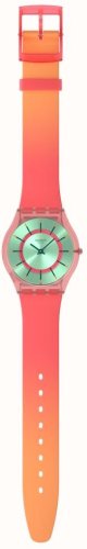 Swatch - Minty Mango Dream, Plastic/Silicone Quartz Watch SS08P111