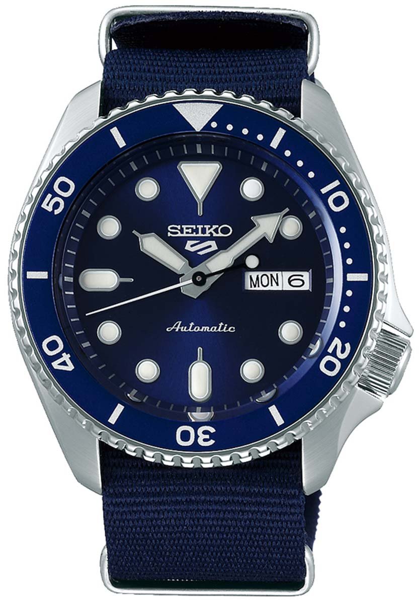 Seiko - 5 Sports, Stainless Steel/Tungsten Automatic Watch SRPD51K2 ...