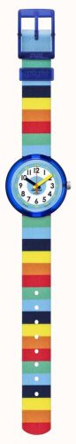 Swatch - StripyBow, Plastic/Silicone - Quartz Watch, Size 31.85mm FPNP056