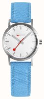 Mondaine - Classic, Stainless Steel - Fabric - Quartz Watch, Size 30mm A6583032317SBD