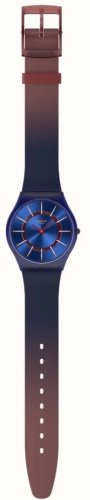 Swatch - Very Jazzy Berry, Plastic/Silicone Quartz Watch SS08N117