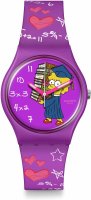Swatch - Class Act, Plastic/Silicone Quartz Watch SO28Z118