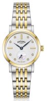 Rotary - Dress, Diamond Set, Yellow Gold Plated - Stainless Steel - Dx8 Quartz Watch, Size 27mm LB05321-29-D