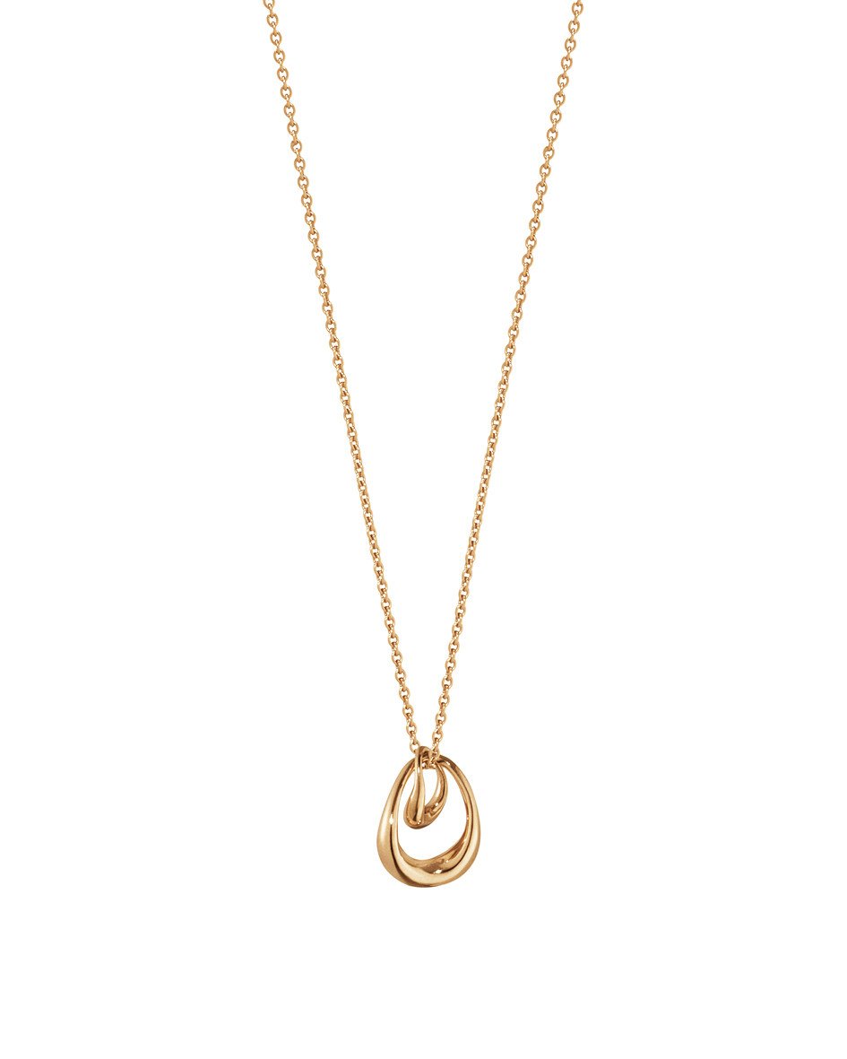 Georg Jensen - Offspring, Rose Gold Plated Necklace, Size 44cm | Guest ...