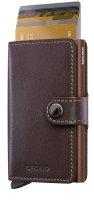 Secrid - Miniwallet, Leather Wallet M-CHOCOLATE