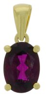 Guest and Philips - Garnet Set, Yellow Gold - 9ct 1st Rhod Pendant 09CIGH83872