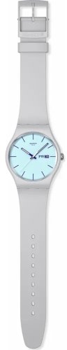 Swatch - Blueberry Sky, Plastic/Silicone Quartz Watch SO29M702