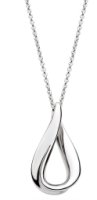 Kit Heath - Serenity , Rhodium Plated - Sterling Silver - Midi Necklace, Size 20" 91184RP