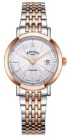 Rotary - Windsor, Stainless Steel - Rose Gold Plated - Quartz Watch, Size 27mm LB05422-70